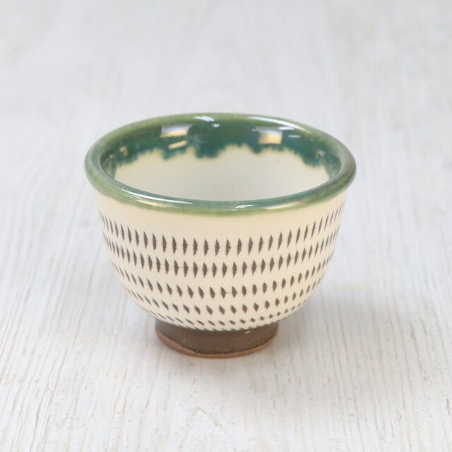 飛びかんな 煎茶碗【小石原焼】 | iichi 日々の暮らしを心地よくする