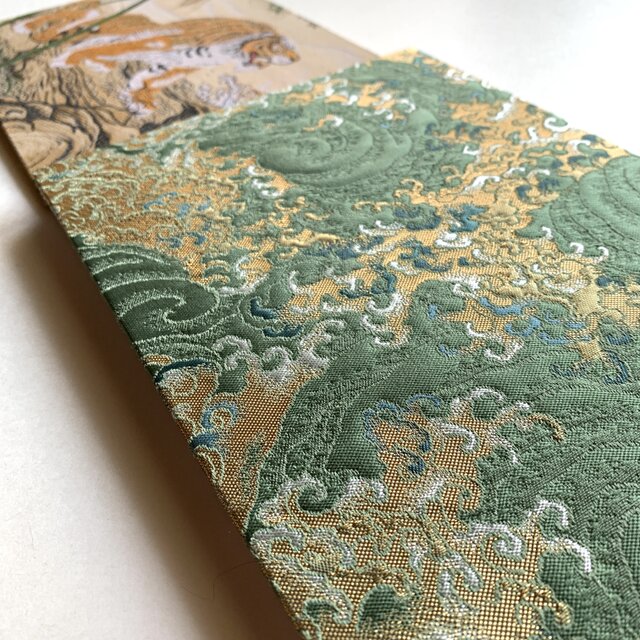虎図屏風〜碧波』 橋本雅邦 美術名画御朱印帳 B5見開き御朱印帳 虎 波