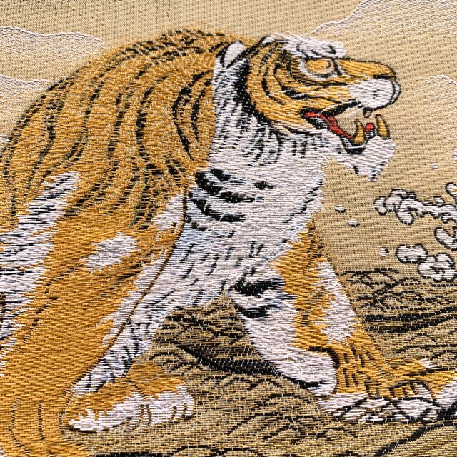 虎図屏風〜碧波』 橋本雅邦 美術名画御朱印帳 B5見開き御朱印帳 虎 波
