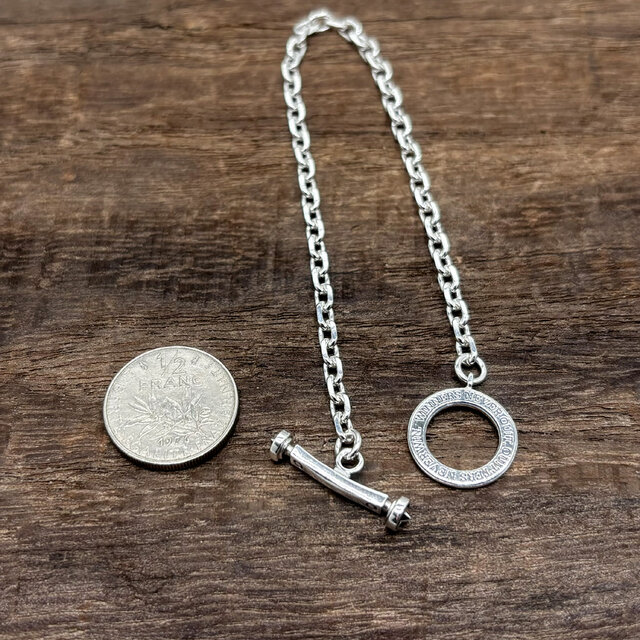 シルバー925ブレスレット メンズ つけっぱなし BR37 | iichi 日々の