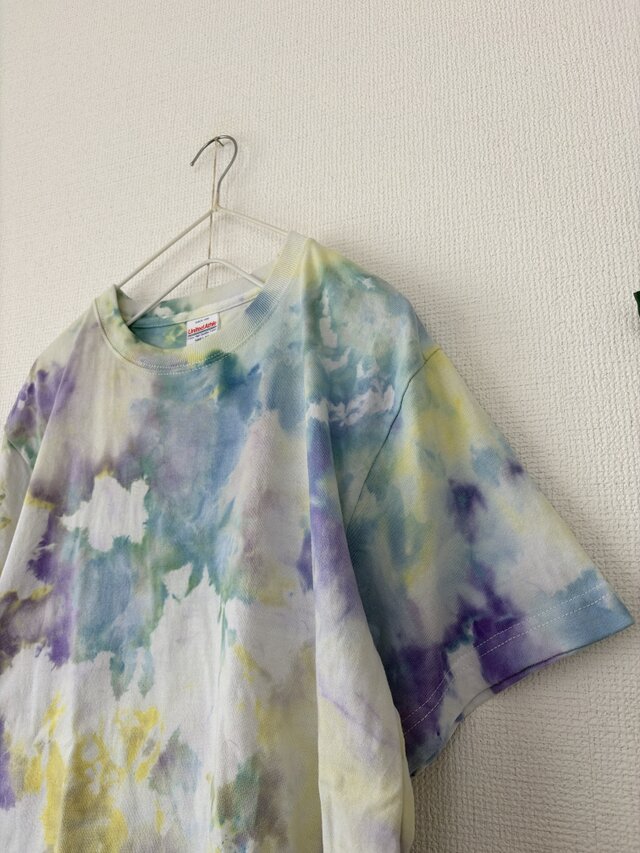 手染め1点ものタイダイTシャツ | iichi 日々の暮らしを心地よくする 