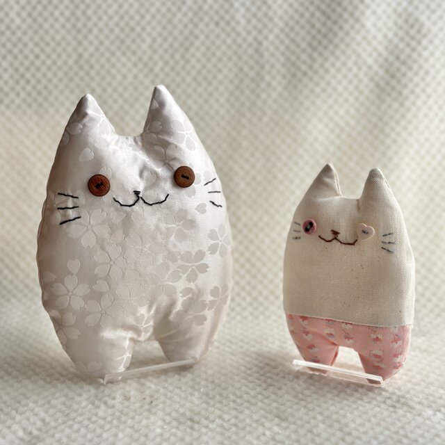 猫 ぬいぐるみ ふにゃ〜た ハンドメイド 癒し系 インテリア | iichi