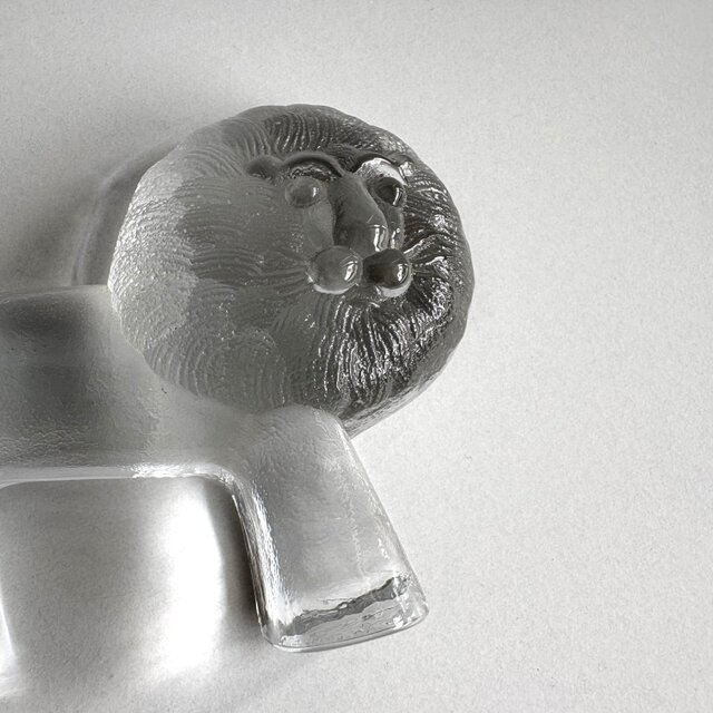 Kosta Boda vintage figurine コスタボダ クリスタルガラスのライオン