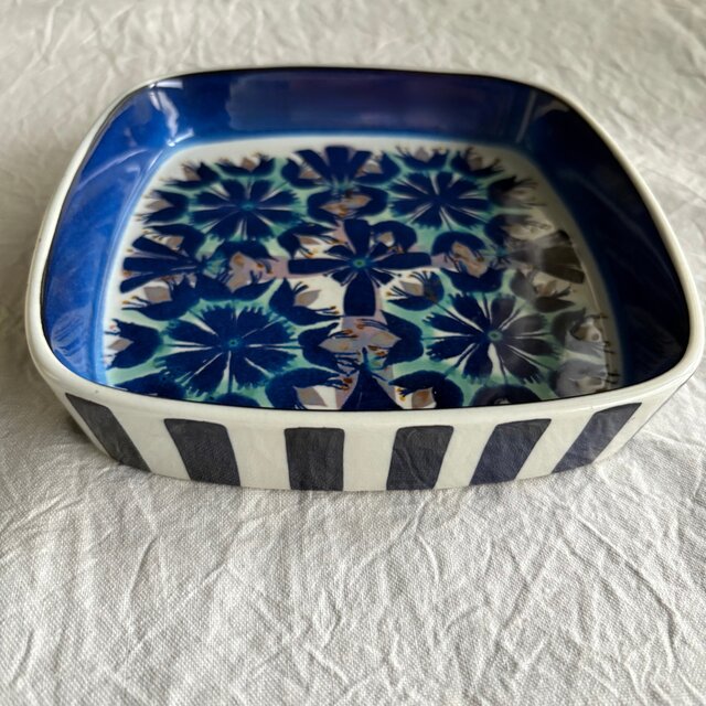 ロイヤルコペンハーゲン　スクエアプレート2枚 Vintage Royal Copenhagen⁎༶ ロイヤルコペンハーゲン Tenera スクエア