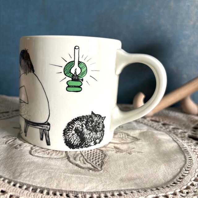 ARABIA vintage Lyly mug アラビア ロウリュ サウナ マグ ビアマグ