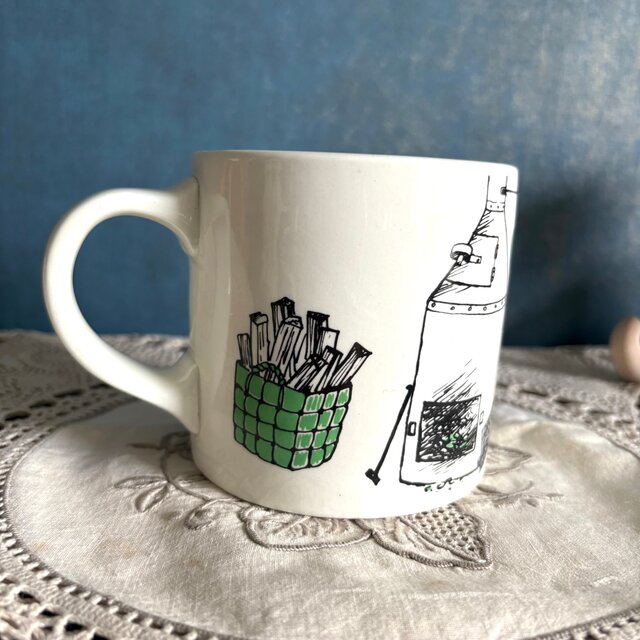 ARABIA vintage Lyly mug アラビア ロウリュ サウナ マグ ビアマグ
