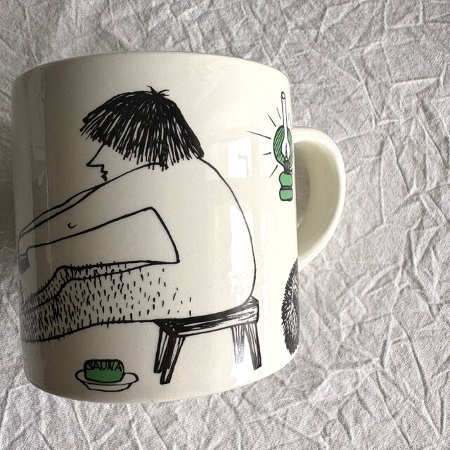 ARABIA vintage Lyly mug アラビア ロウリュ サウナ マグ ビアマグ