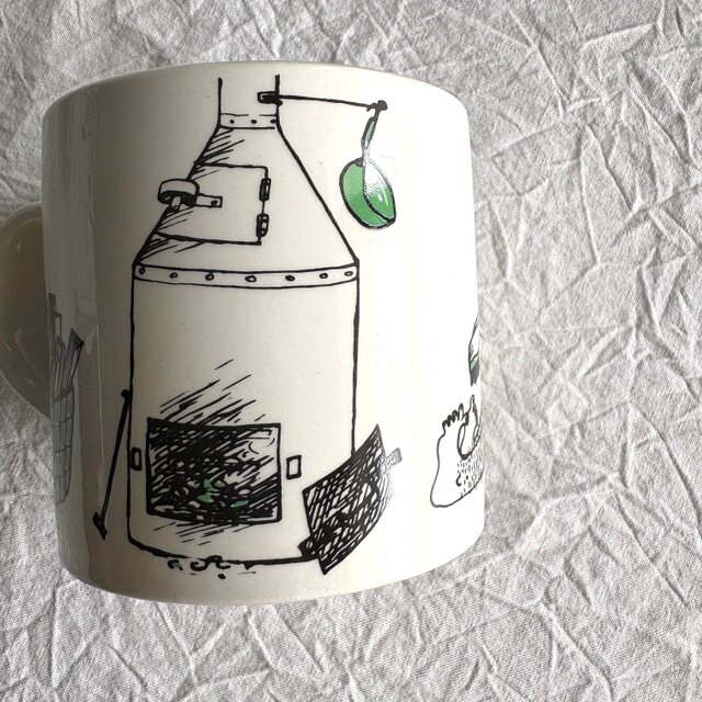 ARABIA vintage Lyly mug アラビア ロウリュ サウナ マグ ビアマグ