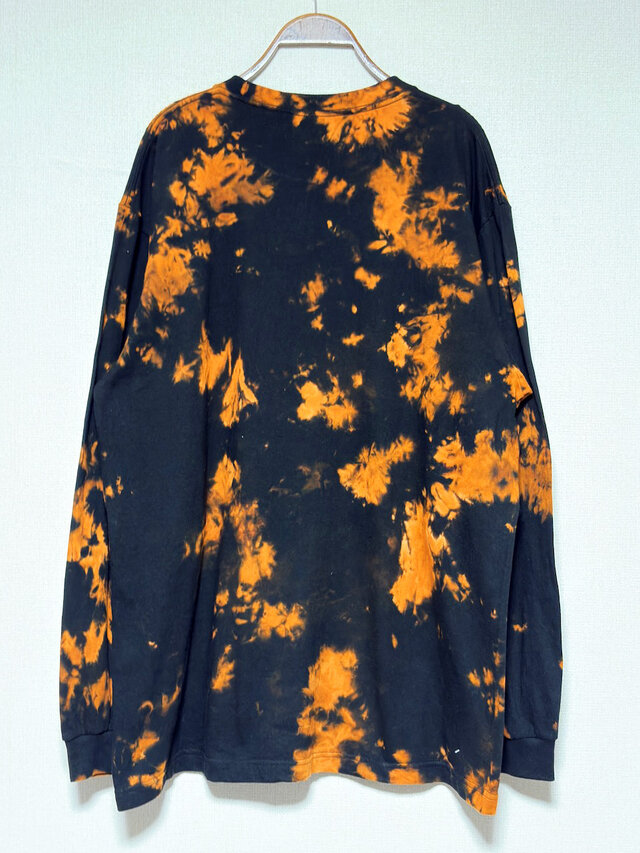 タイダイ染め 長袖Tシャツ XLサイズ ブリーチ HD25-69 | iichi 日々の