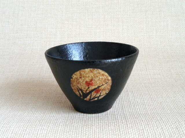 茶碗 陶器 鎬文 抹茶碗 花文抹茶碗d | iichi 日々の暮らしを心地よくするハンドメイドや