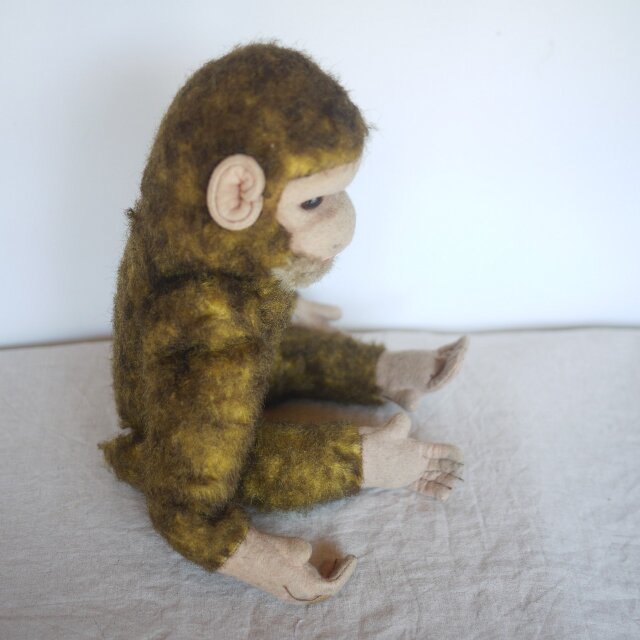 steiff ヌイグルミ Jocko チンパンジー 猿 ドイツ シュタイフ Steiff チンパンジー Jocko オールドシュタイフ ドイツ | iichi 日々の
