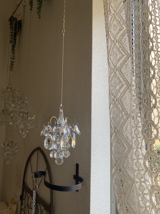 プチシャンデリア サンキャッチャー プリンセス ｜Antique Prism