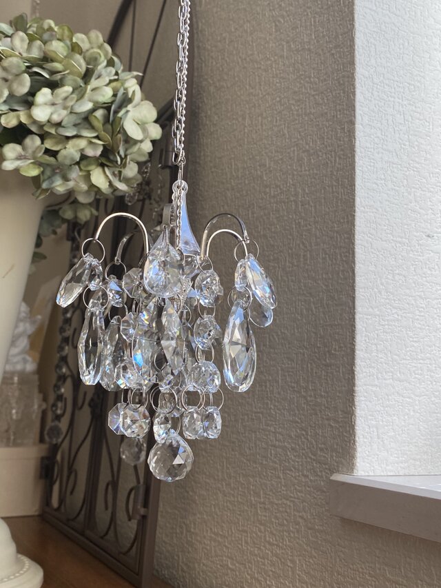 プチシャンデリア サンキャッチャー プリンセス ｜Antique Prism