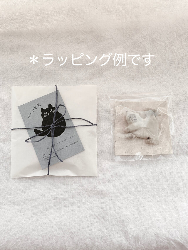 猫のお顔の陶器ブローチ〜穏やかな白猫〜【一点もの】 | iichi 日々の