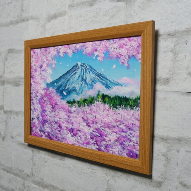富士山 絵画 油絵 カラフル 手描き インテリア アート 富士山 絵画 油絵 カラフル 手描き インテリア アート 【公式通販】