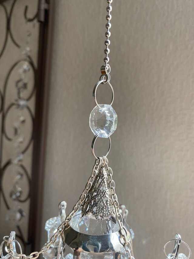 プチシャンデリア サンキャッチャー ひかりベール ｜Antique Prism