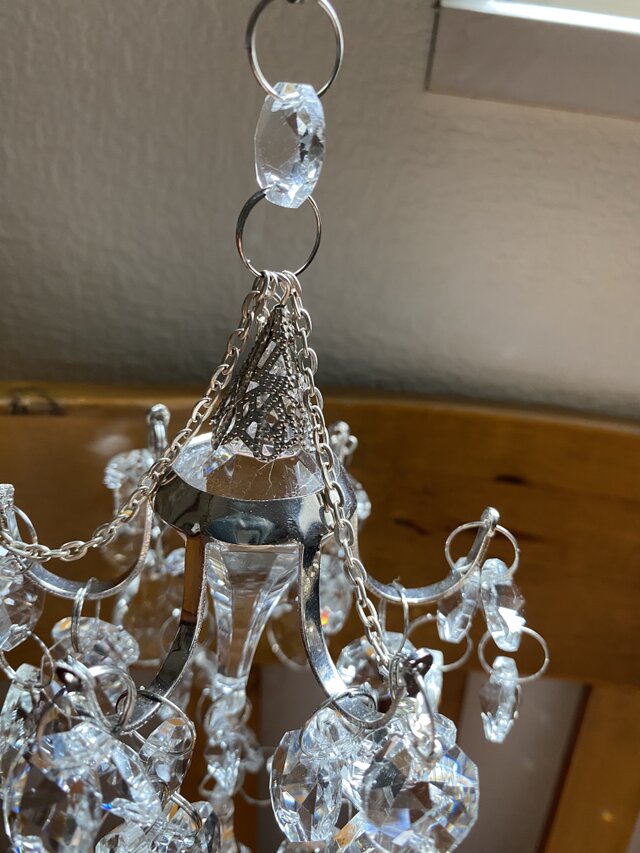 プチシャンデリア サンキャッチャー ひかりベール ｜Antique Prism