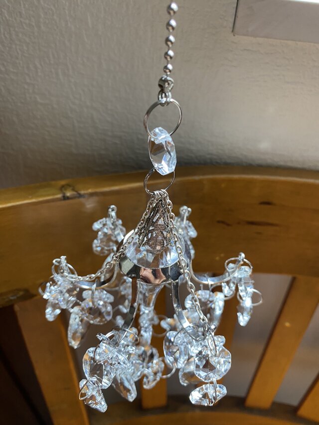 プチシャンデリア サンキャッチャー ひかりベール ｜Antique Prism