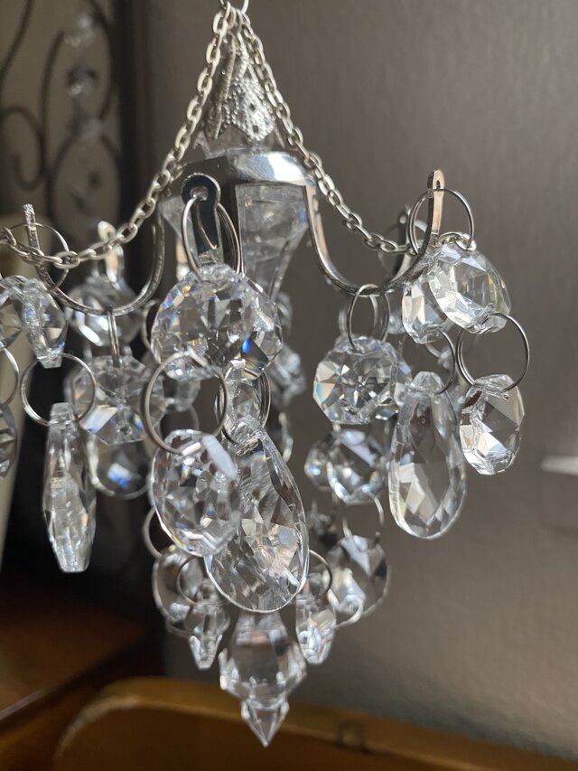 プチシャンデリア サンキャッチャー ひかりベール ｜Antique Prism