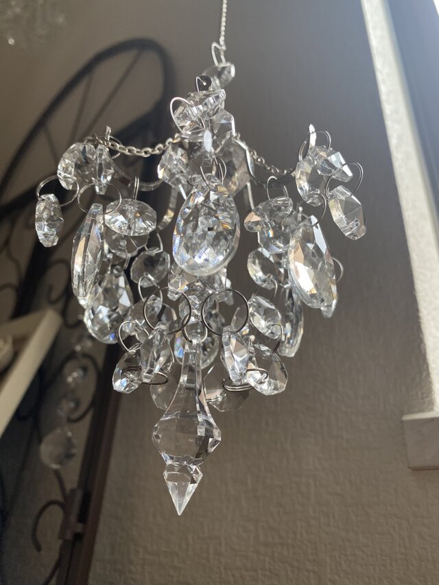 プチシャンデリア サンキャッチャー ひかりベール ｜Antique Prism