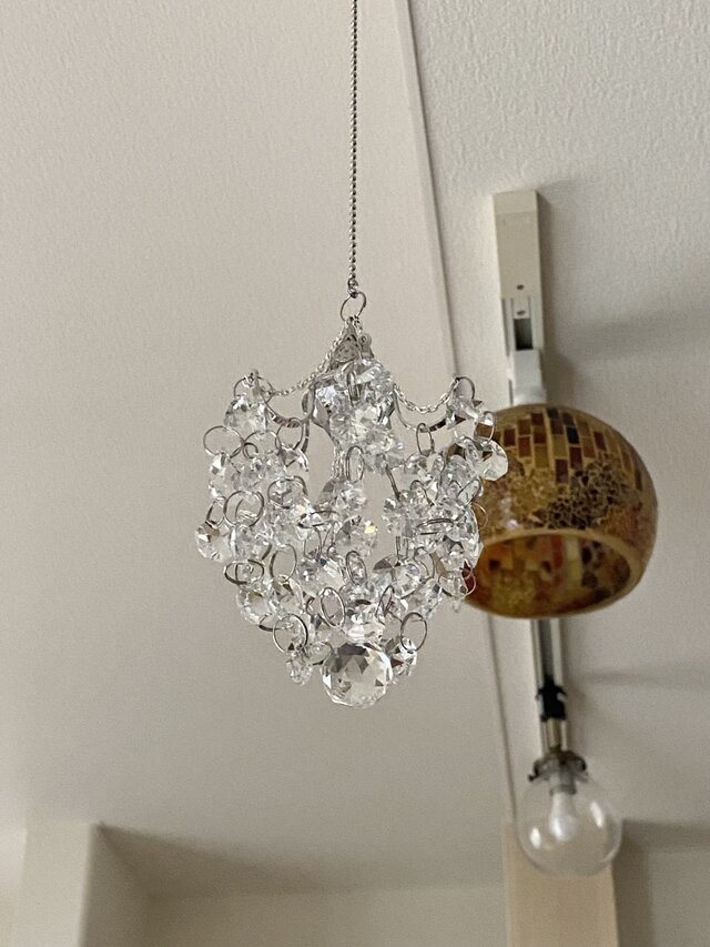 プチシャンデリア サンキャッチャー プリズムブーケ ｜Antique Prism