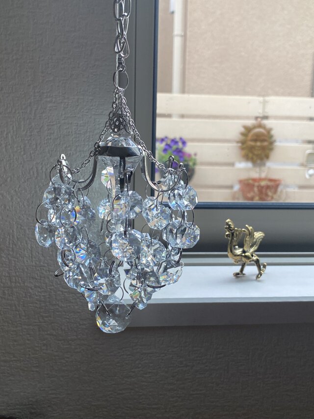 プチシャンデリア サンキャッチャー プリズムブーケ ｜Antique Prism
