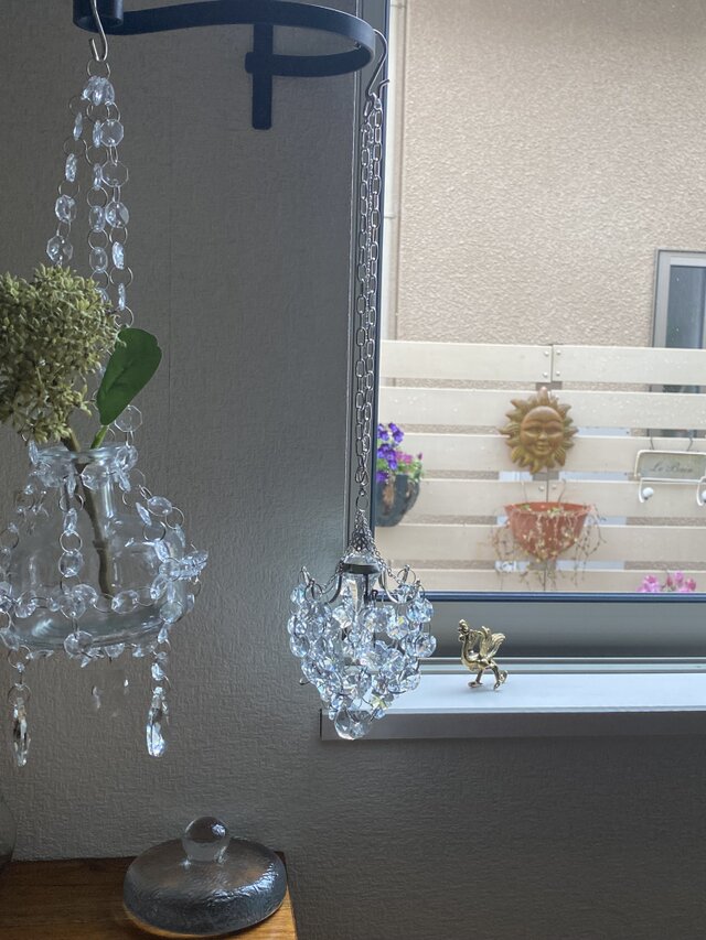 プチシャンデリア サンキャッチャー プリズムブーケ ｜Antique Prism