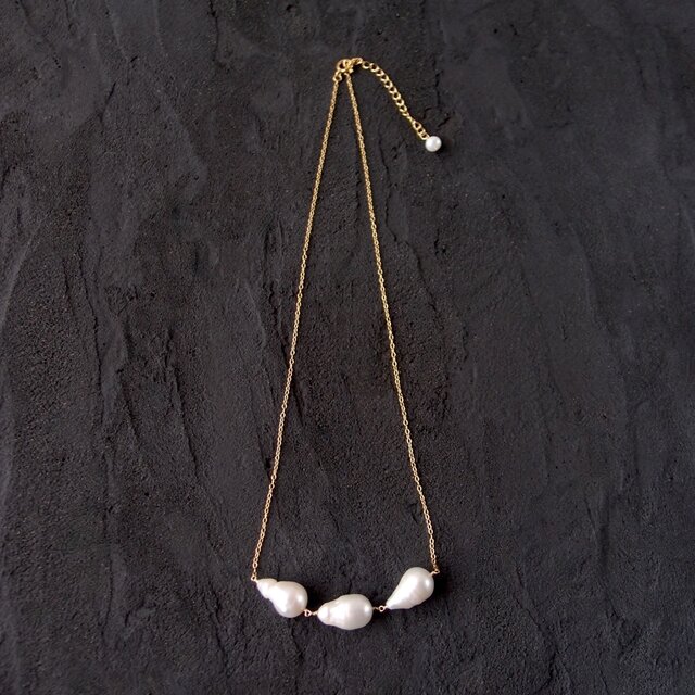 K14gf】Baby Oyster Pearl Necklace／ベビーオイスターパール チェーン