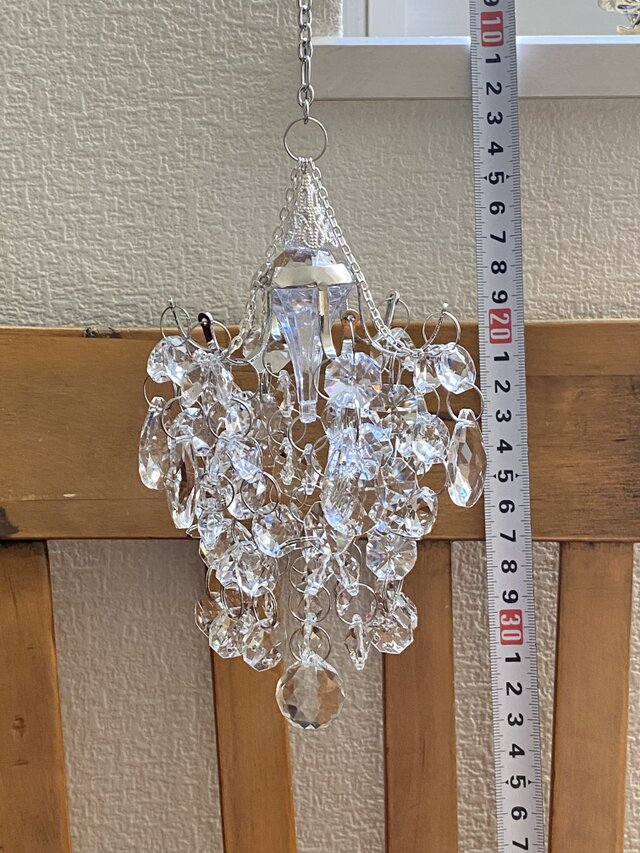 プチシャンデリア サンキャッチャー プリズムライト ｜Antique Prism