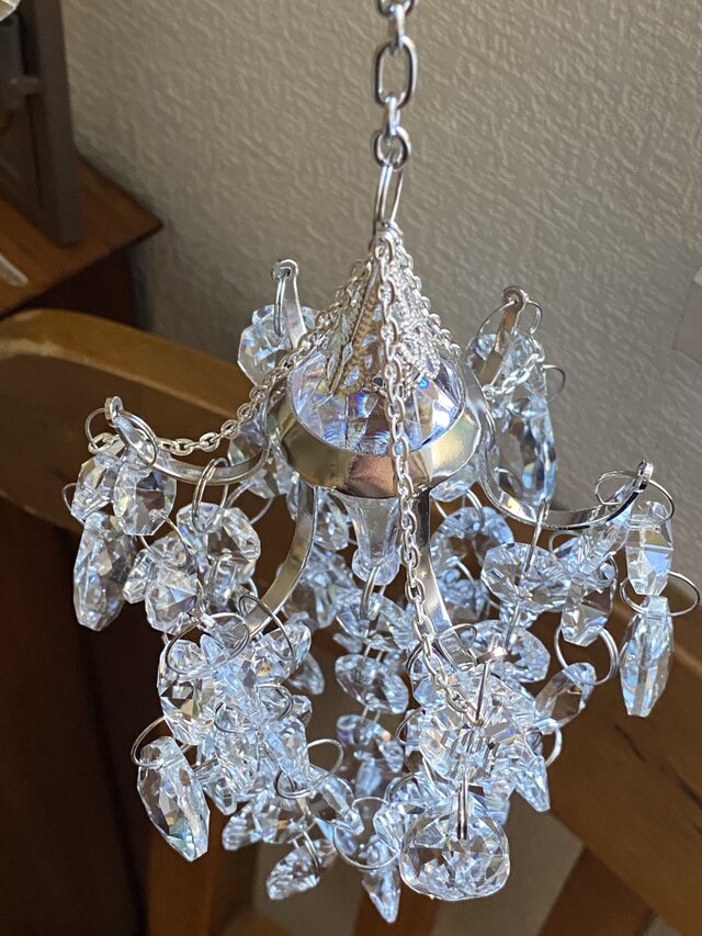 プチシャンデリア サンキャッチャー プリズムライト ｜Antique Prism