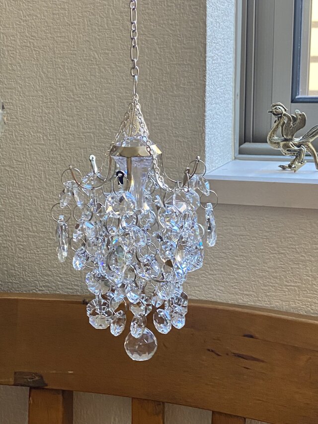 アンティークプチシャンデリア プチシャンデリア サンキャッチャー プリズムライト ｜Antique Prism