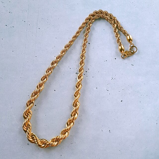 MONET》 rope twist モネ ネックレス | iichi 日々の暮らしを心地よく