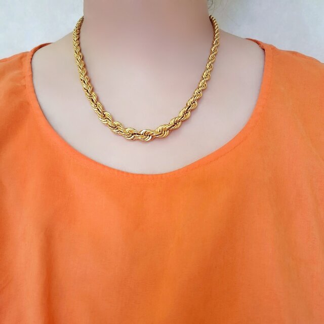 MONET》 rope twist モネ ネックレス | iichi 日々の暮らしを心地よく