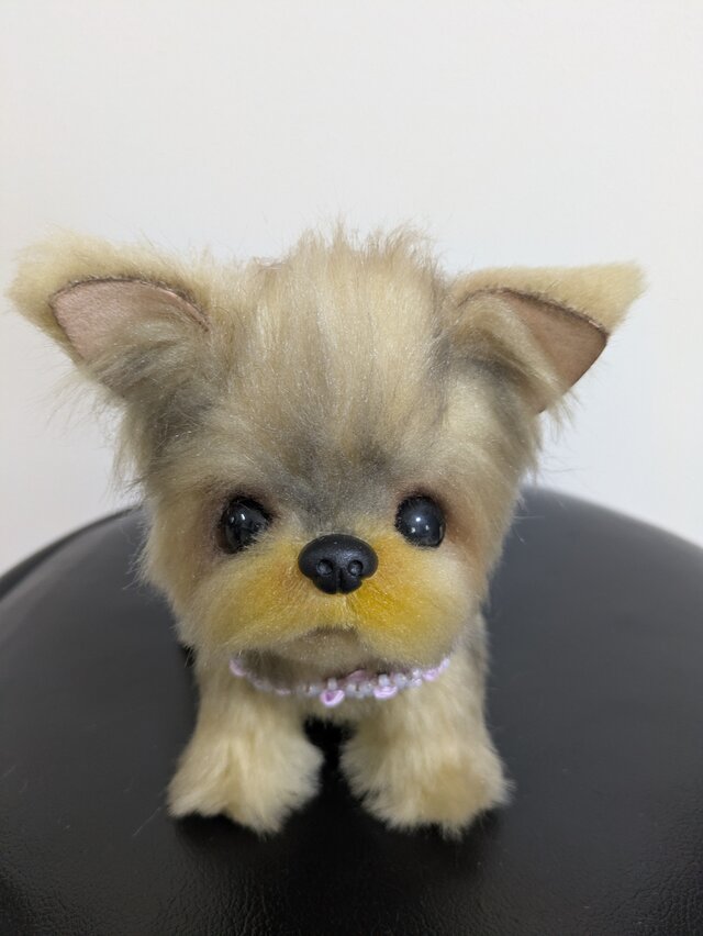 ハンドメイド* ぬいぐるみ*ヨークシャテリア*子犬* ぬいぐるみ☆ヨークシャテリア☆子犬 | iichi 日々の暮らしを心地よく