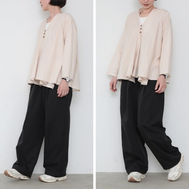 Mitsume cardie / lightbeige | iichi 日々の暮らしを心地よくするハンドメイドやアンティークのマーケットプレイス