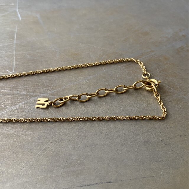 Vintage USA NINA RICCI gold tone crystal bijou drop necklace