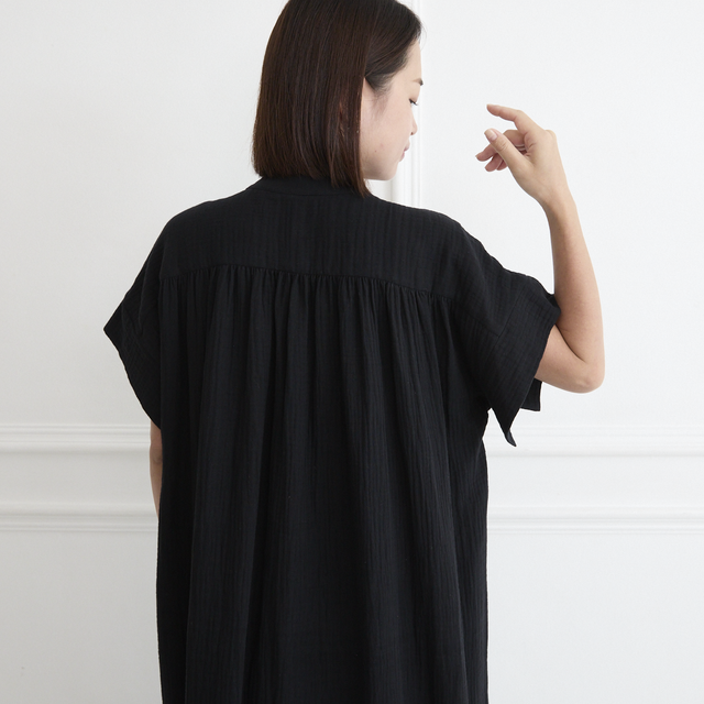 着丈調整可能✨】 サラッと着れる コットン ダブルガーゼ ショート