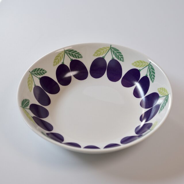 ARABIA Pomona bowl Luumu アラビア ポモナ 17.5cmボウル プラム①