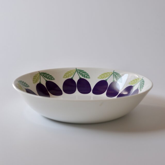 ARABIA Pomona bowl Luumu アラビア ポモナ 17.5cmボウル プラム①