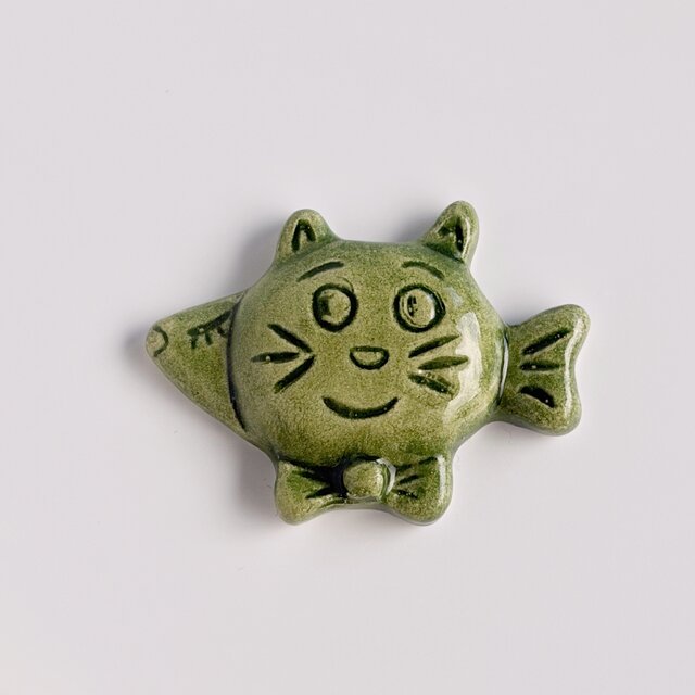 2011年 NEXネクス 猫と魚のフェーヴ フェーヴ ネコ ねこ フランス製