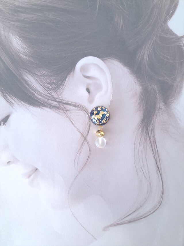 ハンドメイド♡サマーイヤリングorピアス♡大きさ確認用 ☆c 