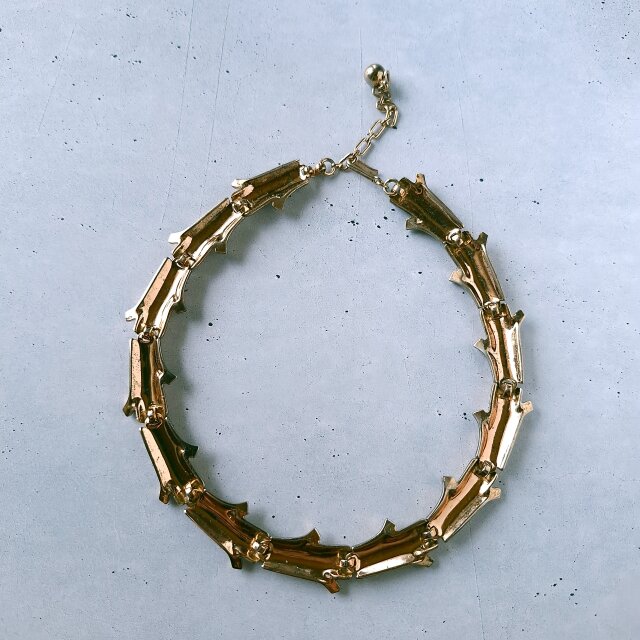 TRIFARI 》 “GOLDEN BARK” トリファリ ヴィンテージネックレス | iichi 