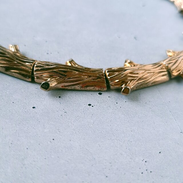 TRIFARI 》 “GOLDEN BARK” トリファリ ヴィンテージネックレス | iichi 