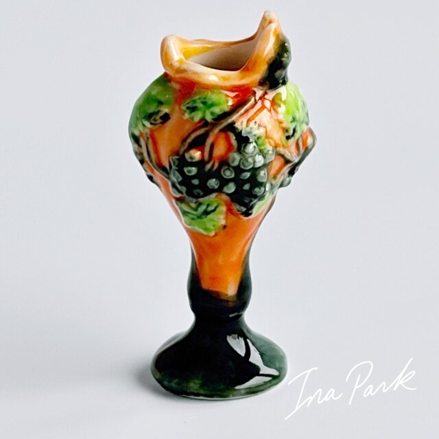 ドーム兄弟 葡萄文花瓶 フェーブ ナンシー派 アール・ヌーヴォー工芸品