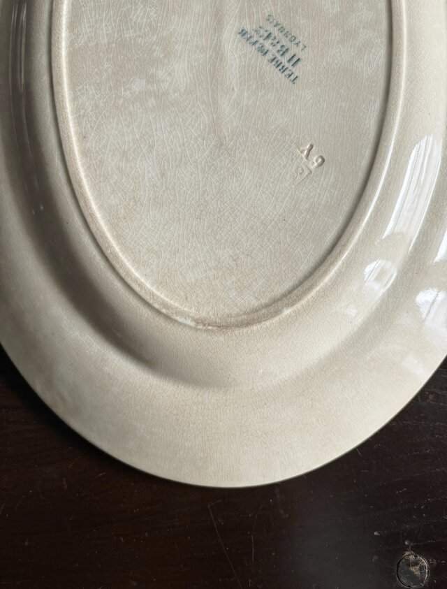 Choisy le Roi オーバル皿 楕円皿 36cm Lyonnais フランス