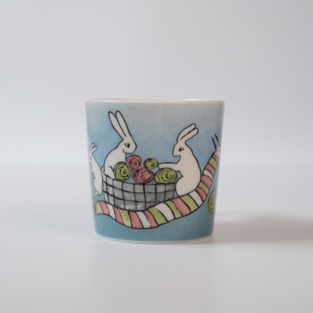 ARABIA Heljä Bunny mug knitting アラビア バニーマグ ヘルヤ | iichi