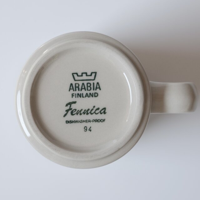 ARABIA Fennica mug アラビア フェニカ フェンニカ マグ Dハンドル②
