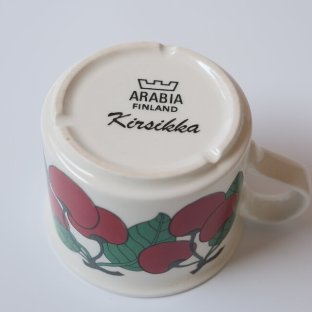 ARABIA Kirsikka C&S アラビア キルシッカ コーヒーカップ＆ソーサー③