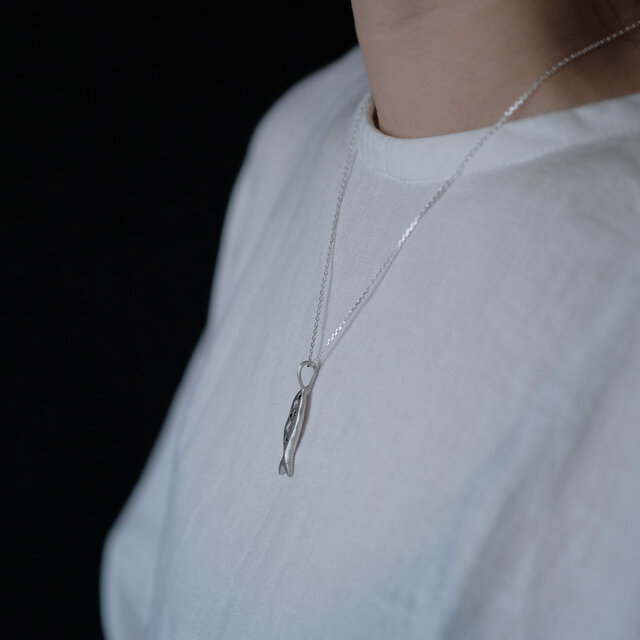 艶消し 魚 ネックレス シルバー925 | iichi 日々の暮らしを心地よく