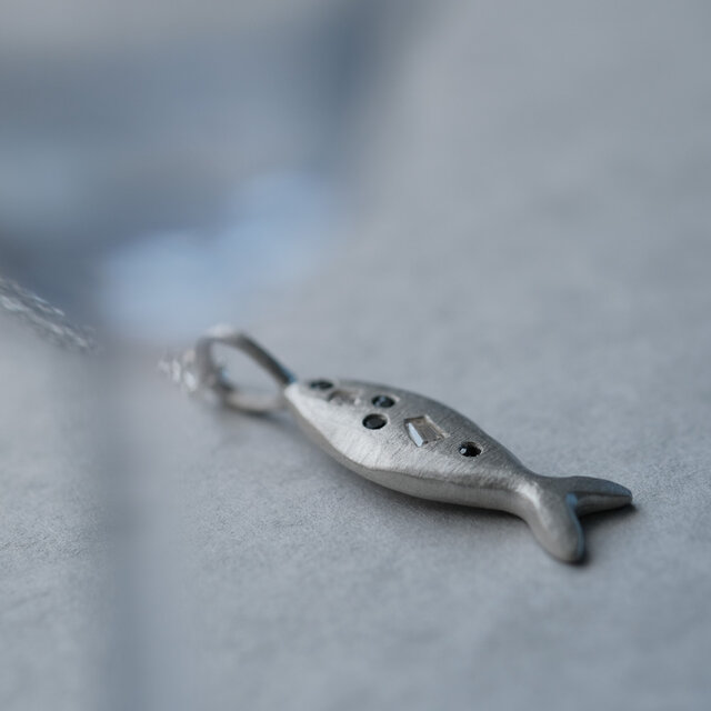 艶消し 魚 ネックレス シルバー925 | iichi 日々の暮らしを心地よく
